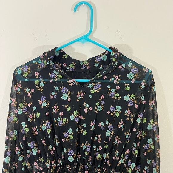 Zara Women's Multicoloured Floral Print Shirt Size S Style 9099/320/330/S - Picture 4 of 9